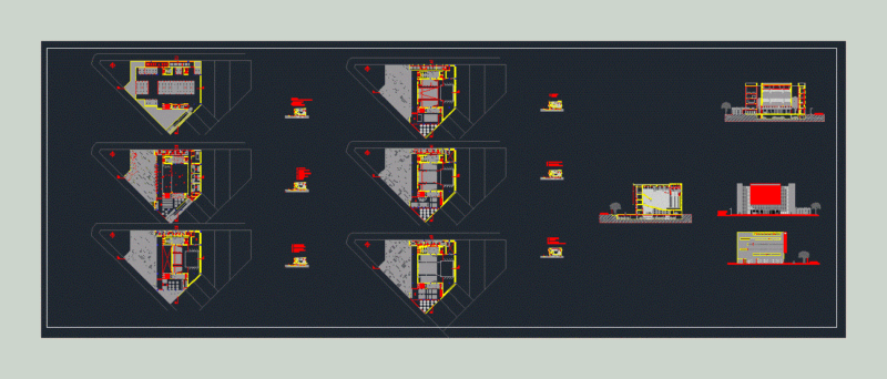 Cultural Center – Auditorium DWG Block for AutoCAD