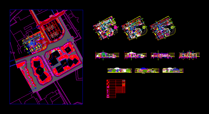 Cultural Center – Library DWG Block for AutoCAD