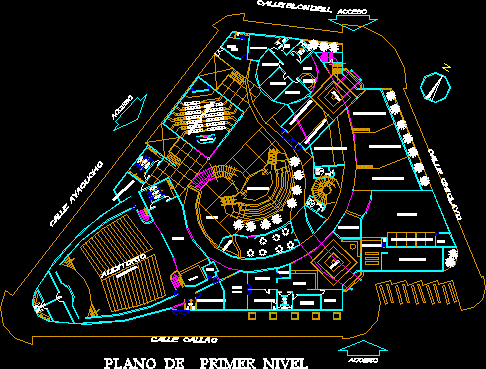 Cultural Center - Plant DWG Block for AutoCAD • Designs CAD