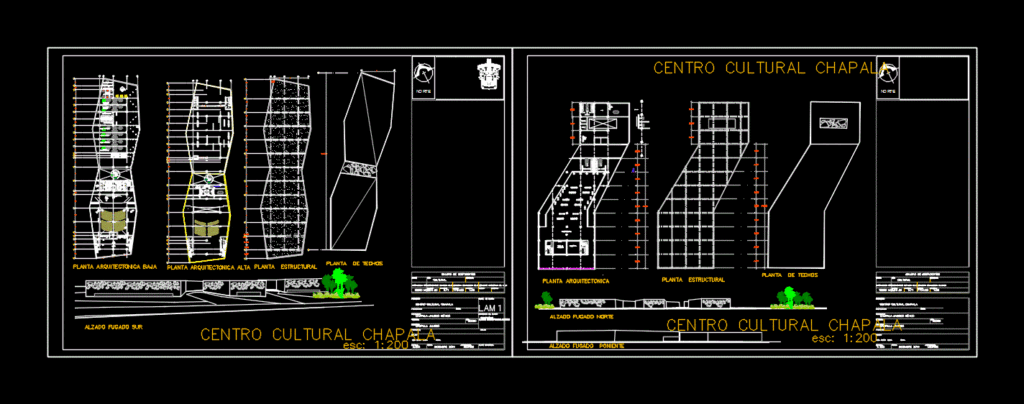 Cultural Center Chapala DWG Full Project for AutoCAD