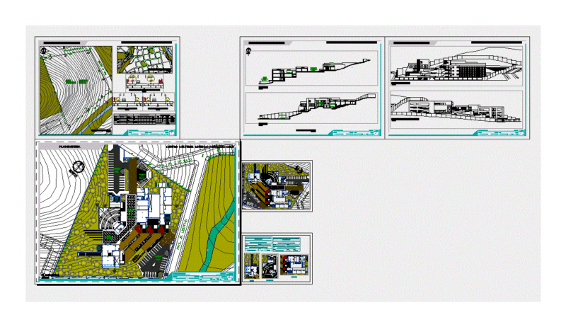 Cultural Center DWG Block for AutoCAD