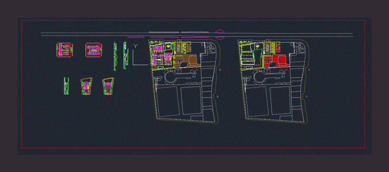 Cultural Center DWG Block for AutoCAD