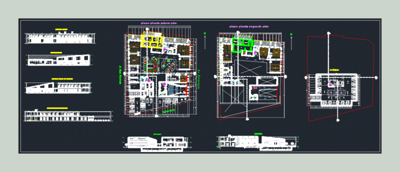 Cultural Center DWG Block for AutoCAD
