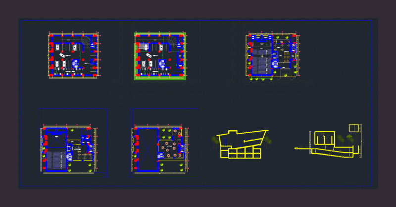 Cultural Center DWG Block for AutoCAD
