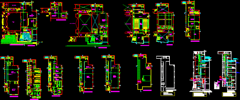 Cultural Center DWG Block for AutoCAD