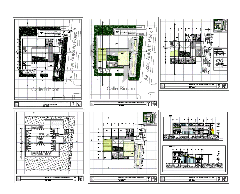 Cultural Center DWG Block for AutoCAD