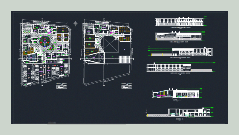 Cultural Center DWG Full Project for AutoCAD