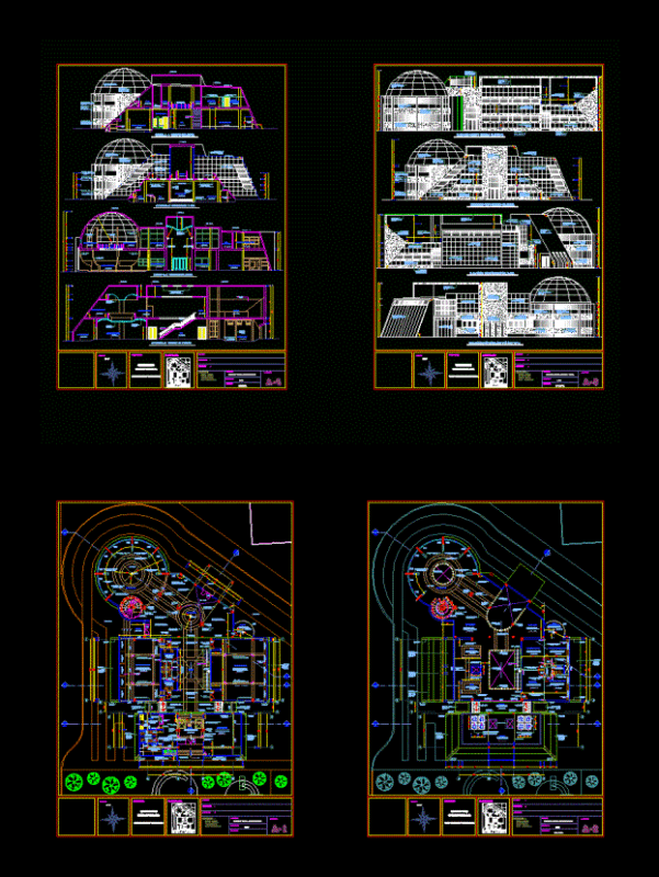 Cultural Center DWG Full Project for AutoCAD