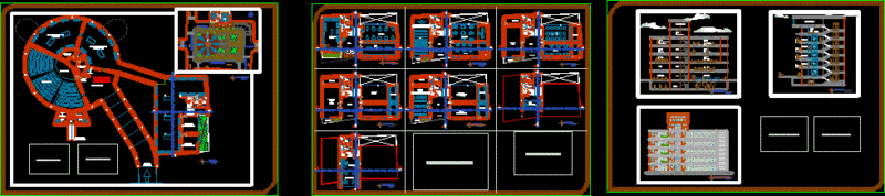 Cultural Center DWG Full Project for AutoCAD