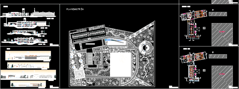 Cultural Center DWG Model for AutoCAD
