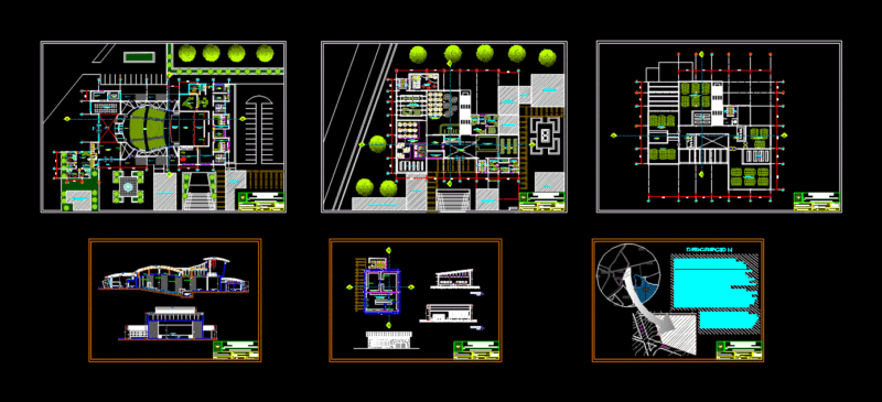 Cultural Complex DWG Full Project for AutoCAD