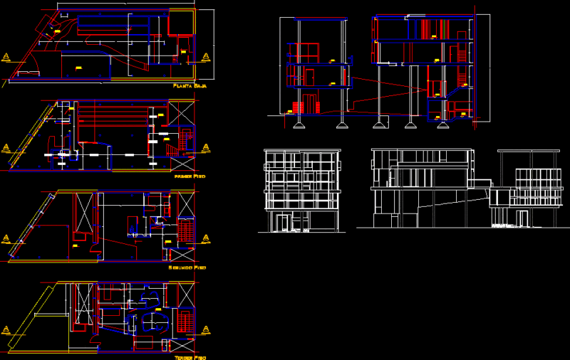 Curutchet Home DWG Section for AutoCAD