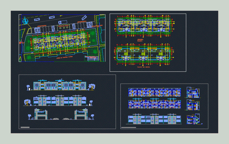 Deparatmentos DWG Block for AutoCAD