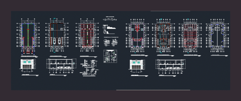Department And Commercial DWG Full Project for AutoCAD
