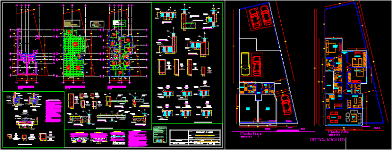 Department And Local DWG Block for AutoCAD