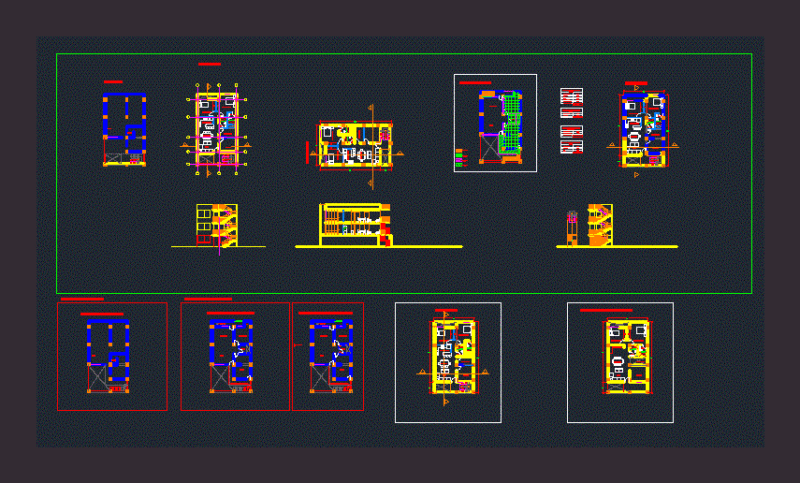 Department DWG Block for AutoCAD