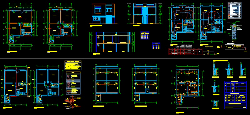 Department Stores DWG Section for AutoCAD