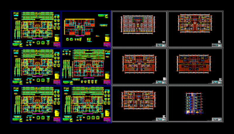 Departmental Building Antar DWG Block for AutoCAD