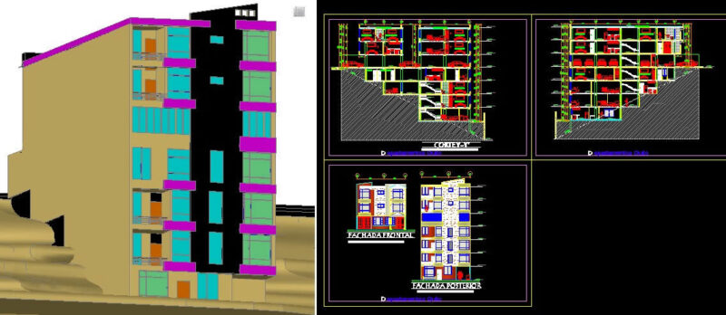 Departments 3D DWG Model for AutoCAD
