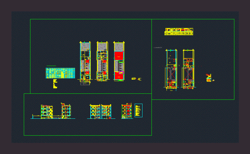 Departments DWG Block for AutoCAD