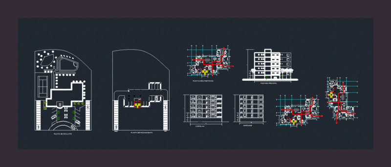 Departments DWG Block for AutoCAD