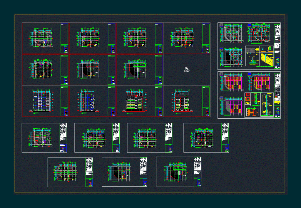 Departments DWG Section for AutoCAD