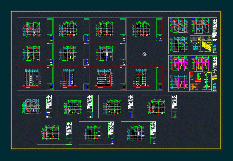Departments DWG Section for AutoCAD
