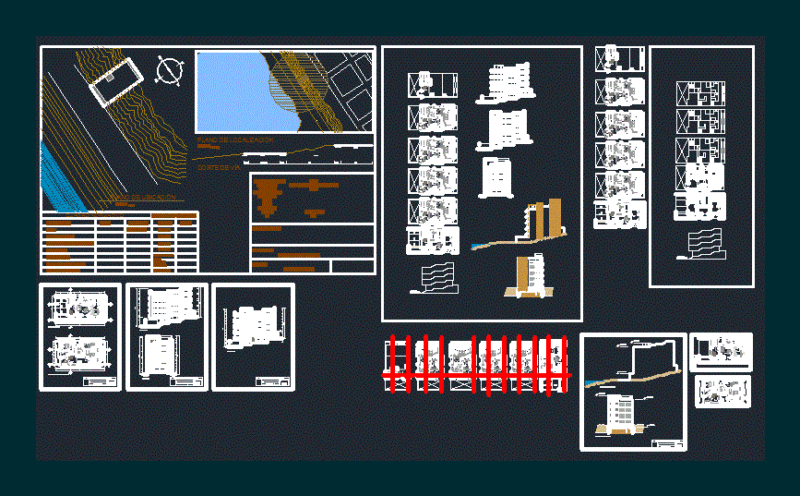 Departments Oceanfront DWG Block for AutoCAD