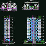 Araucaria Tree 2D DWG Elevation for AutoCAD • Designs CAD