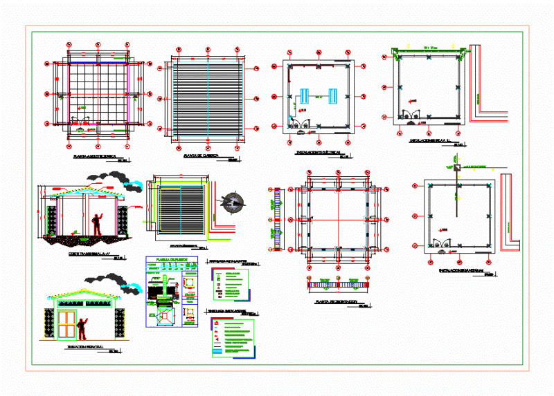 Design Warehouse DWG Elevation for AutoCAD