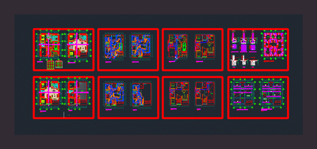 Detached DWG Full Project for AutoCAD
