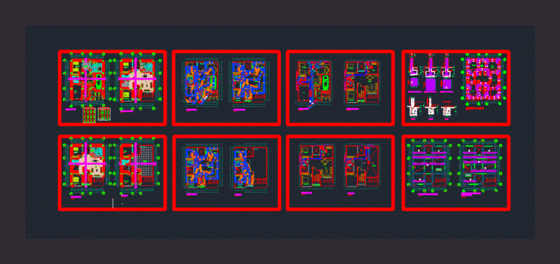 Detached DWG Full Project for AutoCAD