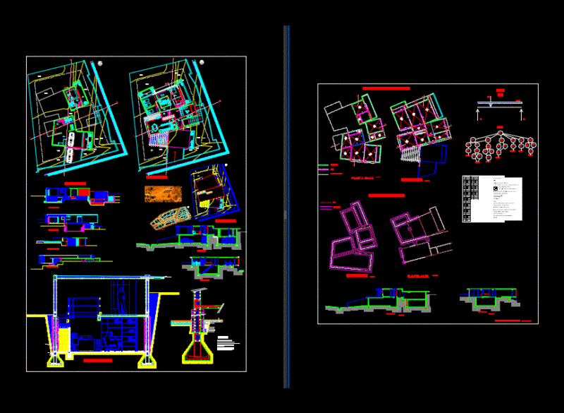 Detached House – 3 Bedrooms DWG Block for AutoCAD