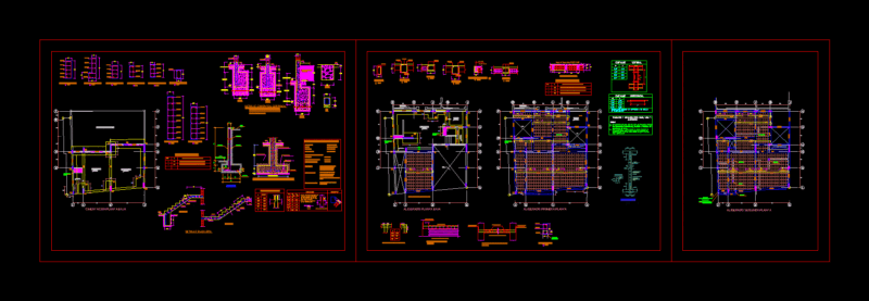Detached House – Structures DWG Detail for AutoCAD
