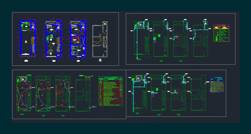 Detached House DWG Detail for AutoCAD