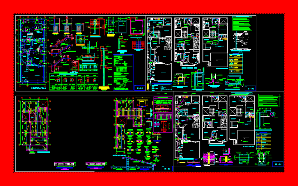 Detached House DWG Full Project for AutoCAD