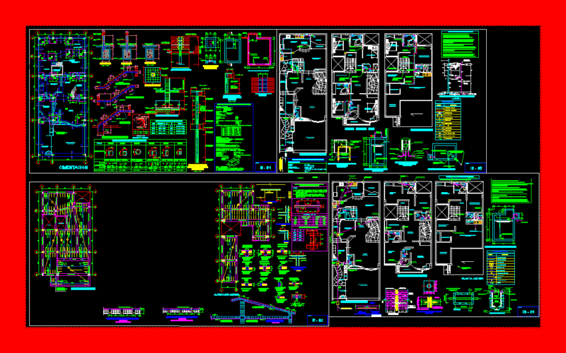 Detached House DWG Full Project for AutoCAD
