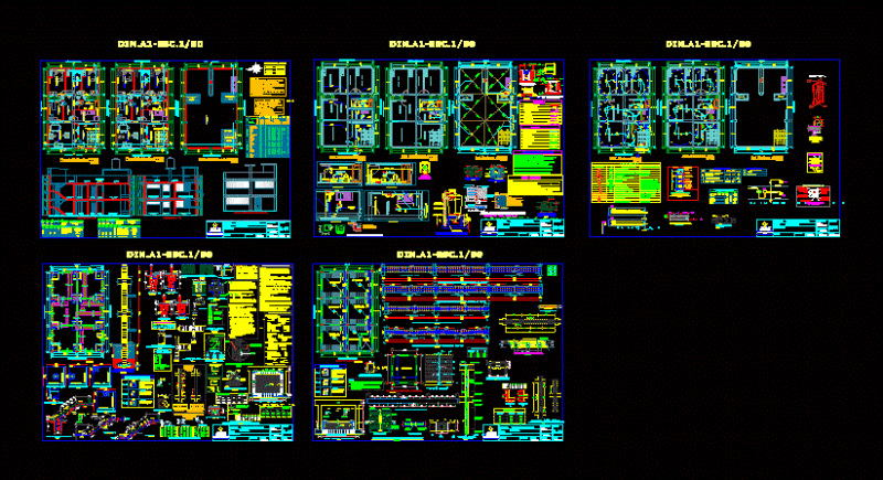 Detached House DWG Plan for AutoCAD