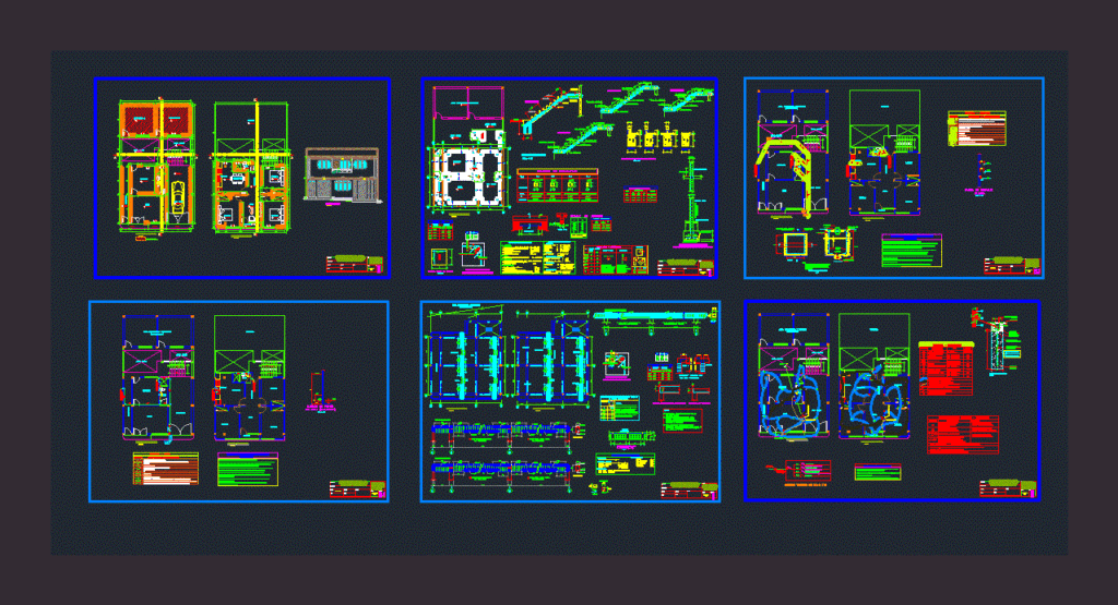 Detached House DWG Section for AutoCAD