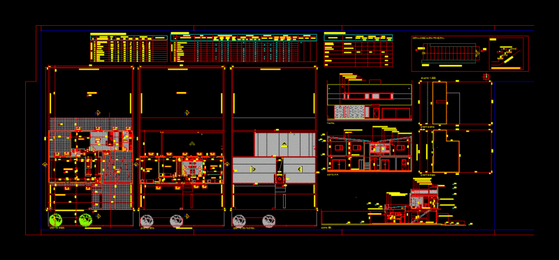 Detached House Vivienda DWG Block for AutoCAD