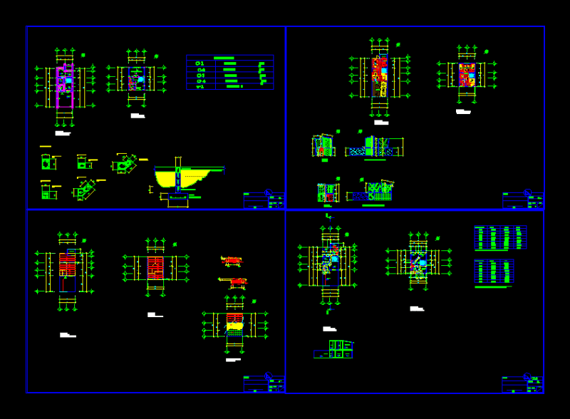 Detached Single-Family Residence DWG Block for AutoCAD
