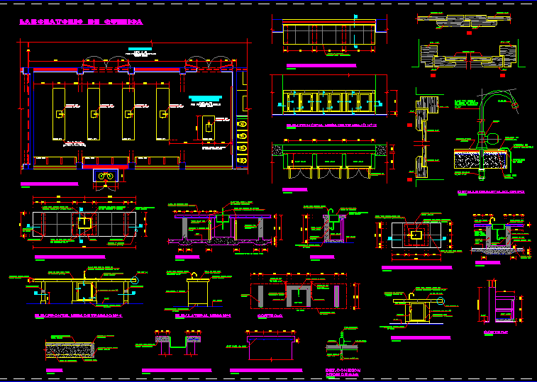 Detail Of Chemistry Laboratory DWG Detail for AutoCAD • Designs CAD