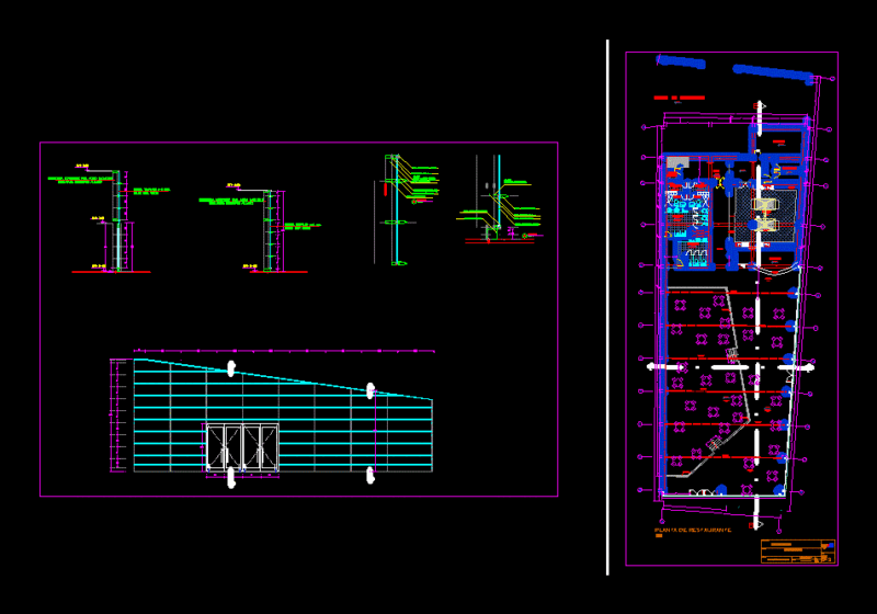Dining DWG Block for AutoCAD