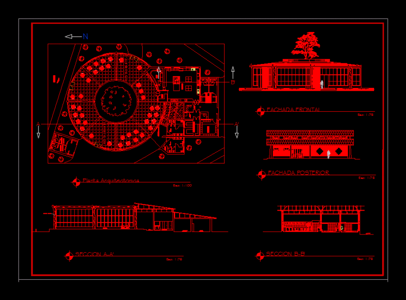 Dining DWG Block for AutoCAD