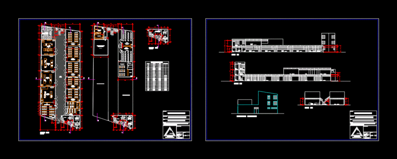 Dining Institute DWG Block for AutoCAD