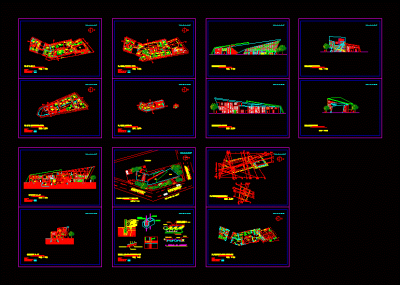 Diplomatic Residence Ambassador DWG Plan for AutoCAD