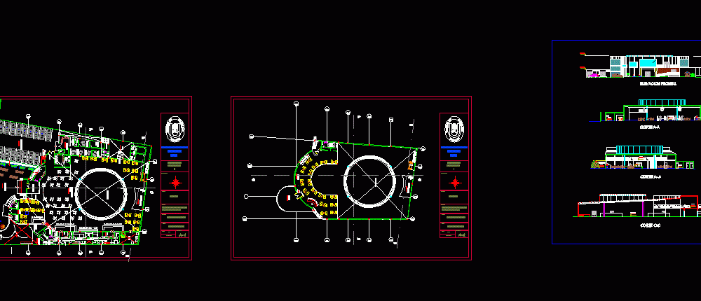 Salão de festas - bar em AutoCAD, Baixar CAD (3.73 MB)