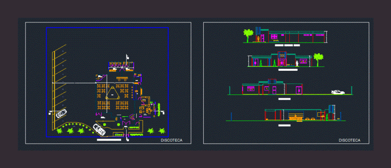 Disco DWG Plan for AutoCAD