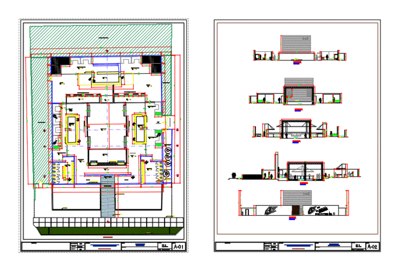 Disco DWG Plan for AutoCAD