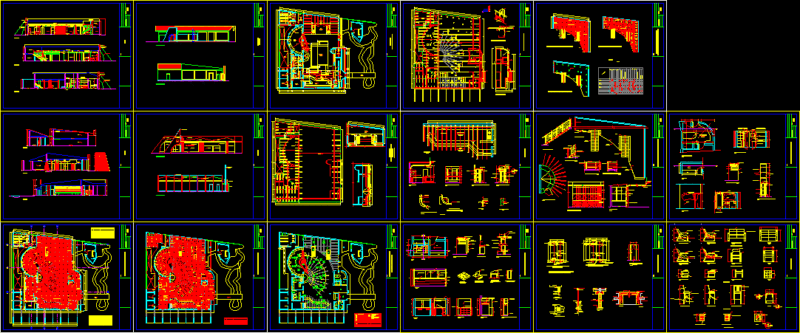 Disco Project 2D DWG Full Project for AutoCAD
